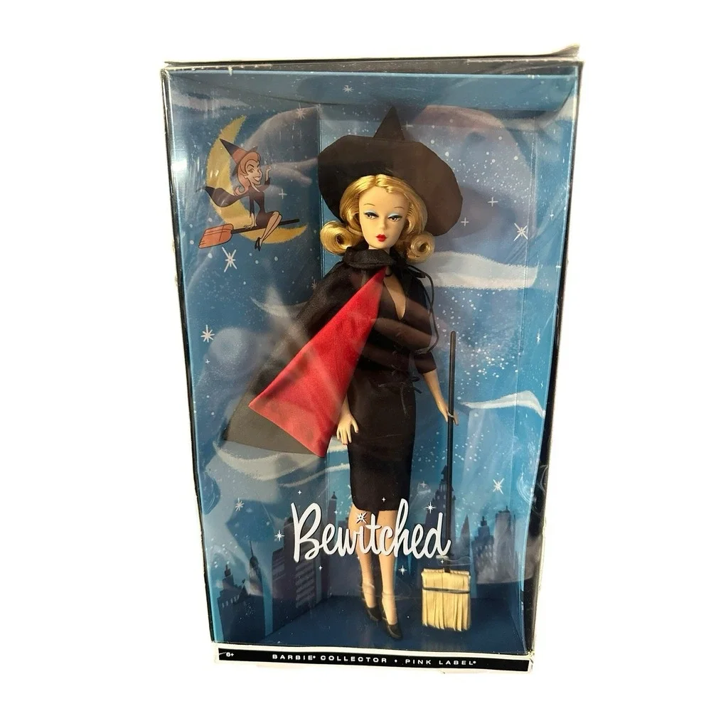 BEWITCHED BARBIE DOLL PINK LABEL - Samantha Collectors Ed Halloween Mattel V0439